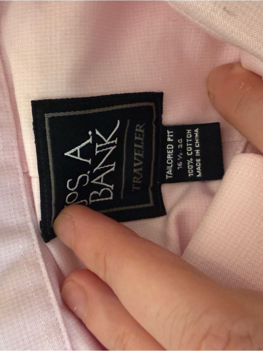 Jos. A. Bank Traveler Collection Men's Tailored Fit Dress Shirt - Picture 4 of 4